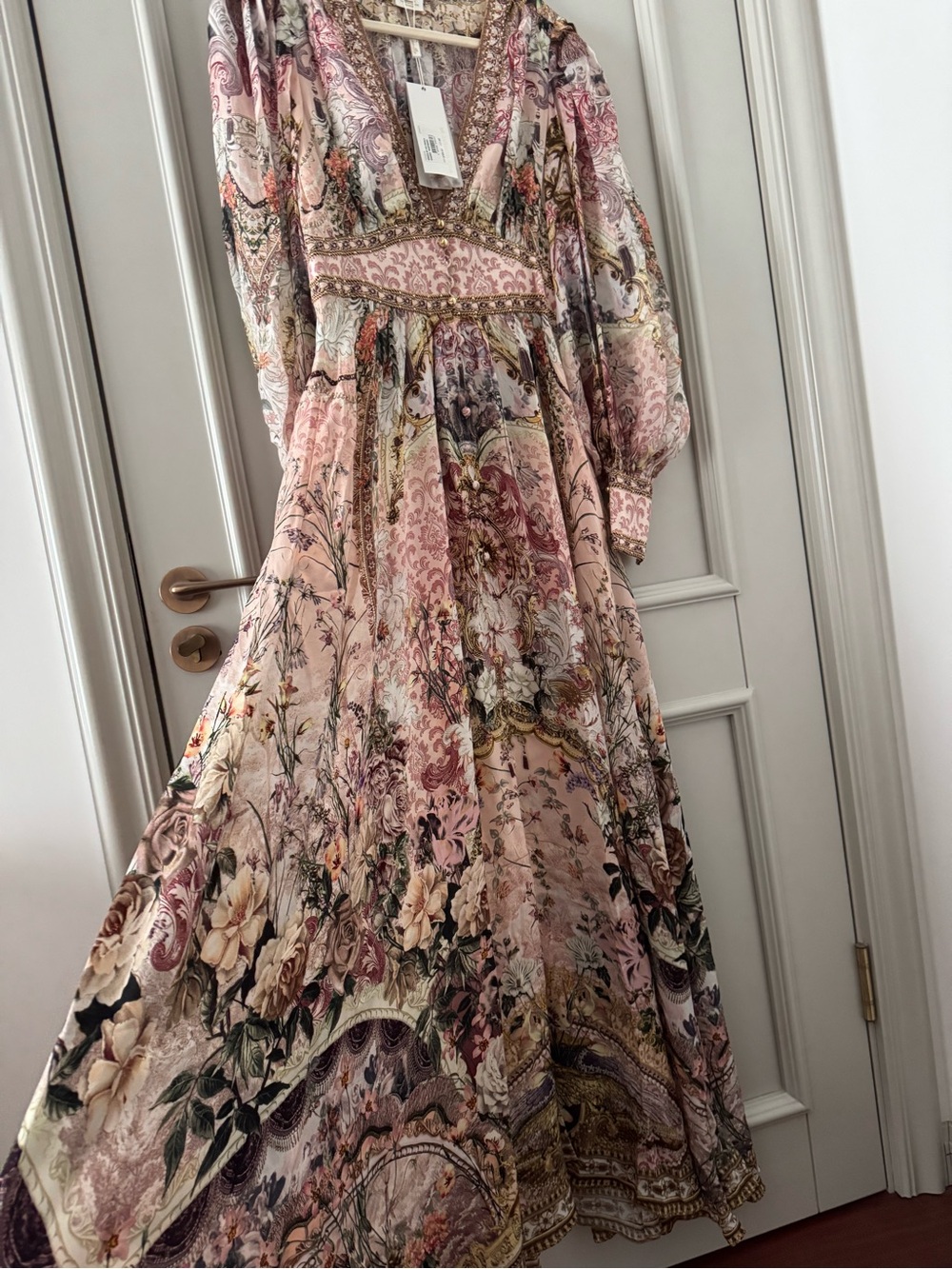 Camilla Kissed by the Prince Maxi silk dress - Picture 7 of 10